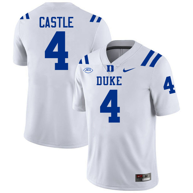 Anderson Castle Duke Jersey,Duke Blue Devils #4 Anderson Castle Jersey Youth College-White